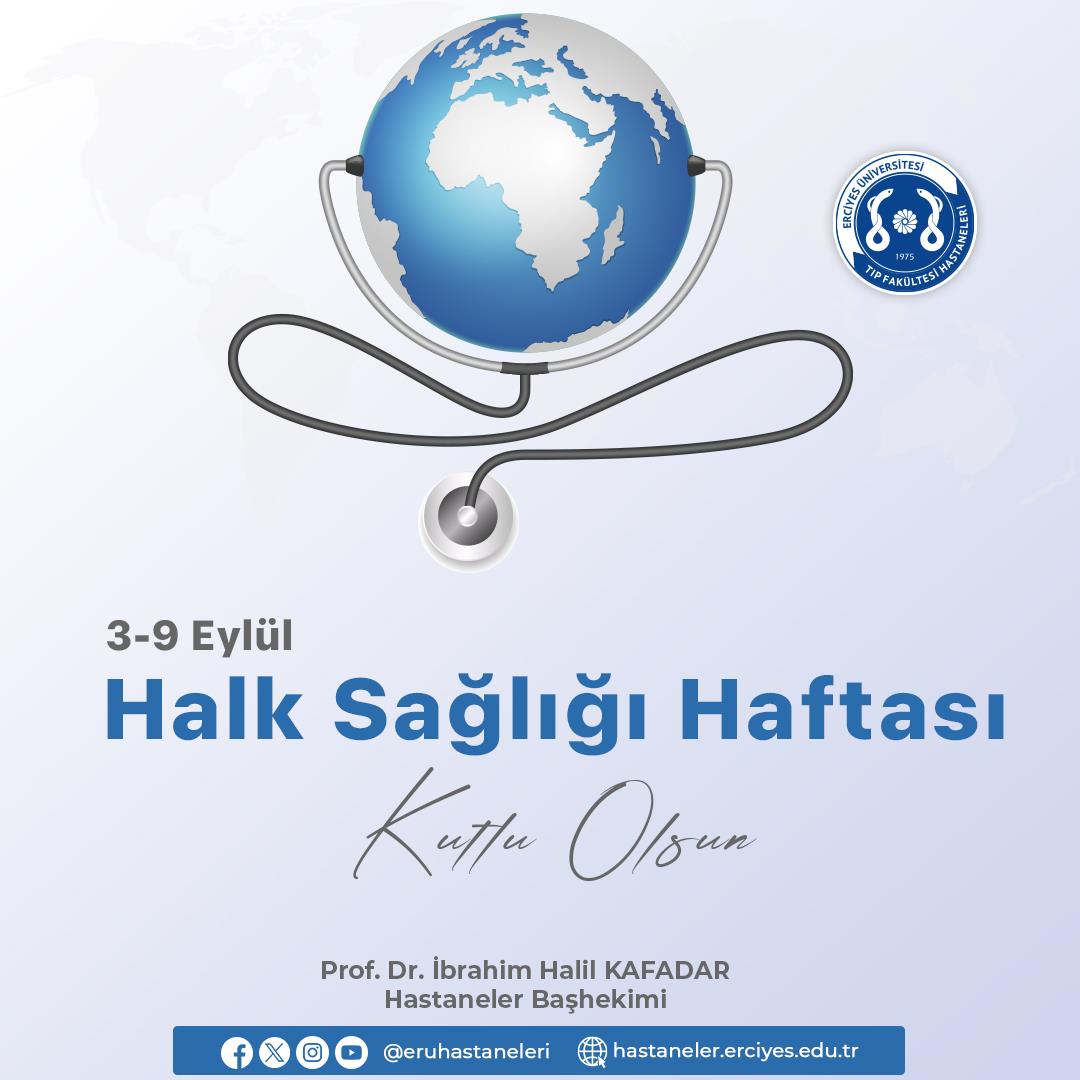 3-9 Eylül Halk Sağlığı Haftası