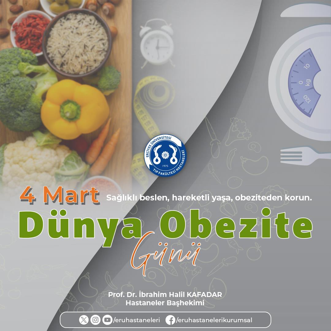 4 Mart Dünya Obezite Günü