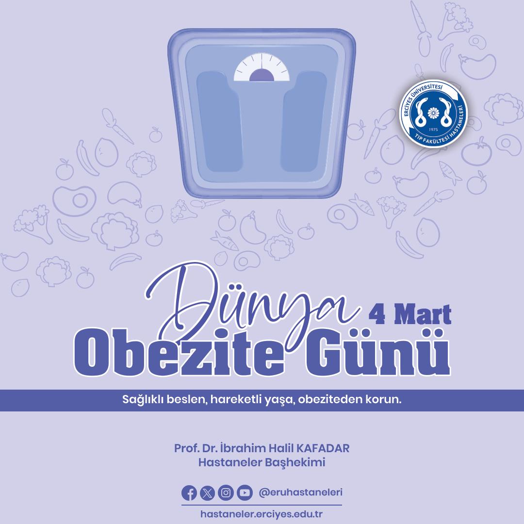 4 Mart Dünya Obezite Günü