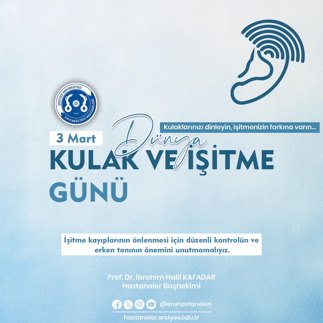 3 Mart Dünya Kulak ve İşitme Günü