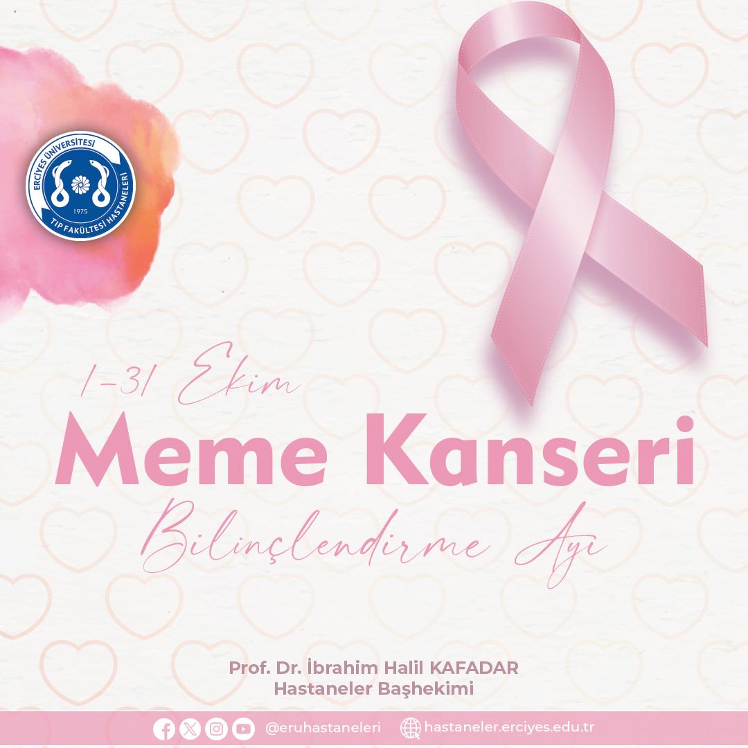 1-31 Ekim Meme Kanseri Bilinçlendirme Ayı