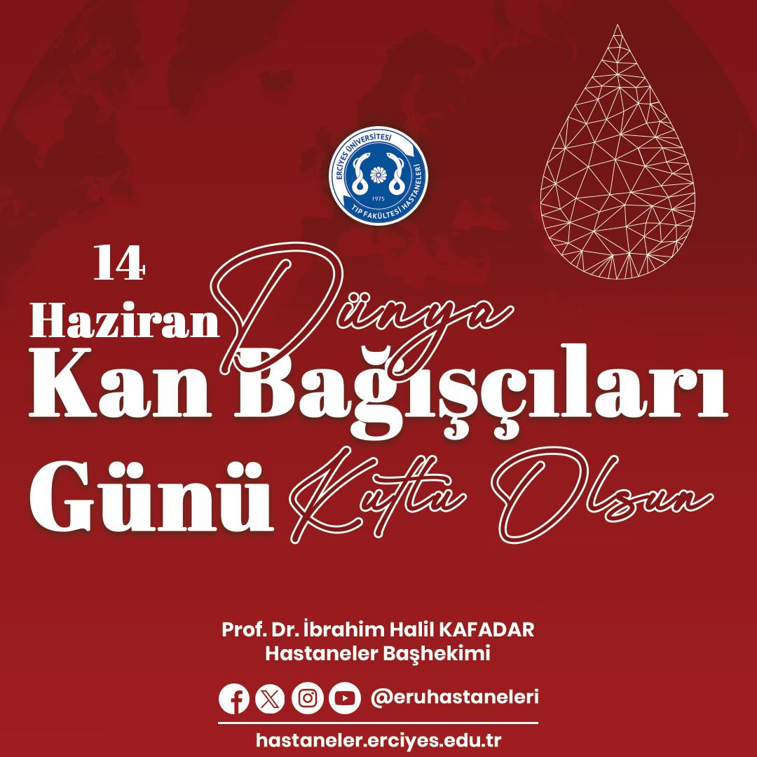 14 Haziran Dünya Kan Bağışçıları Günü