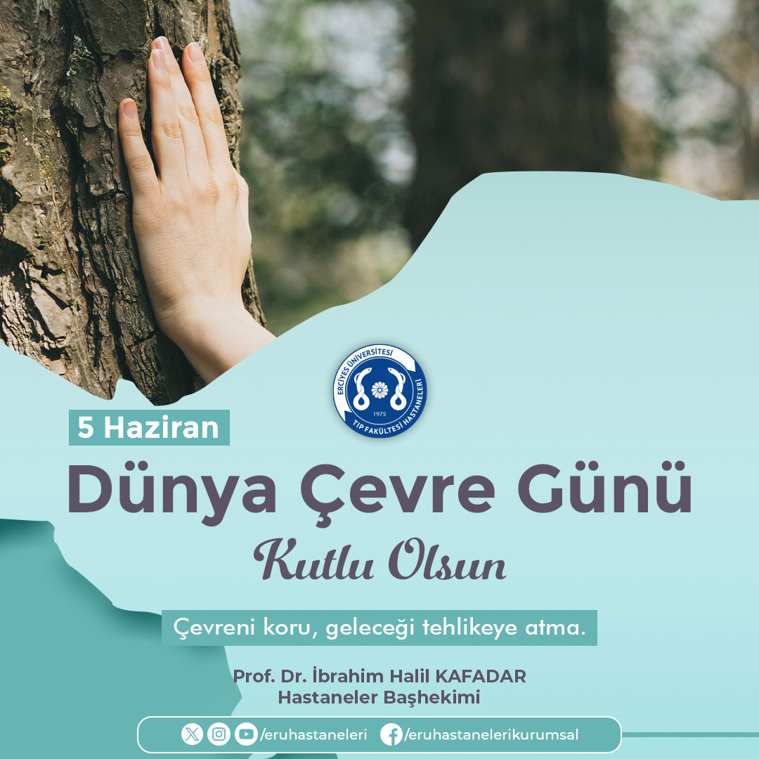5 Haziran Dünya Çevre Günü Kutlu Olsun