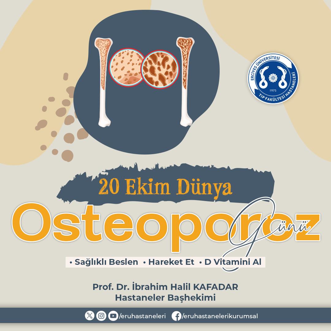 20 Ekim Dünya Osteoporoz Günü