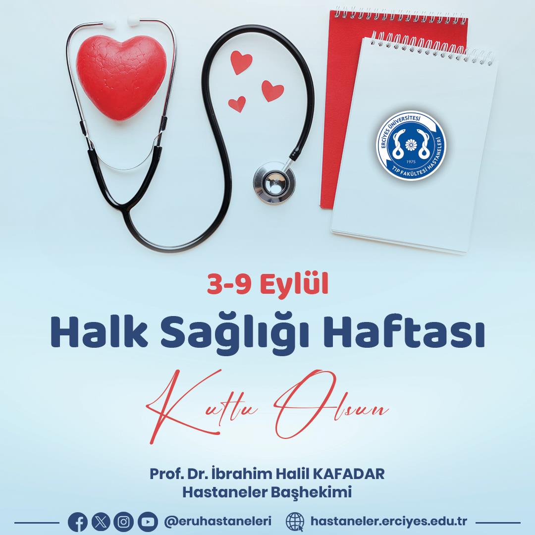 3-9 Eylül Halk Sağlığı Haftası Kutlu Olsun