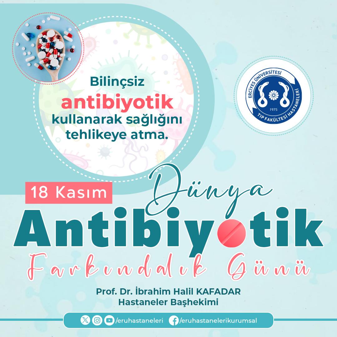 18 Kasım Dünya Antibiyotik Farkındalık Günü