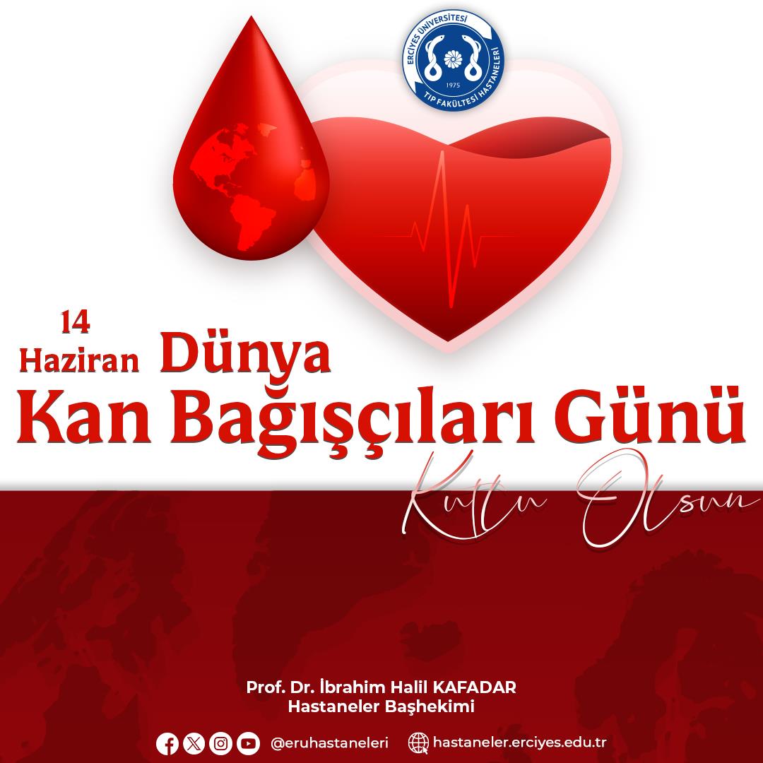 14 Haziran Dünya Kan Bağışçıları Günü