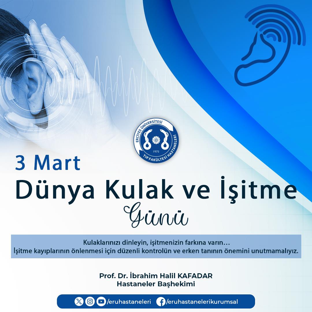 3 Mart Dünya Kulak ve İşitme Günü