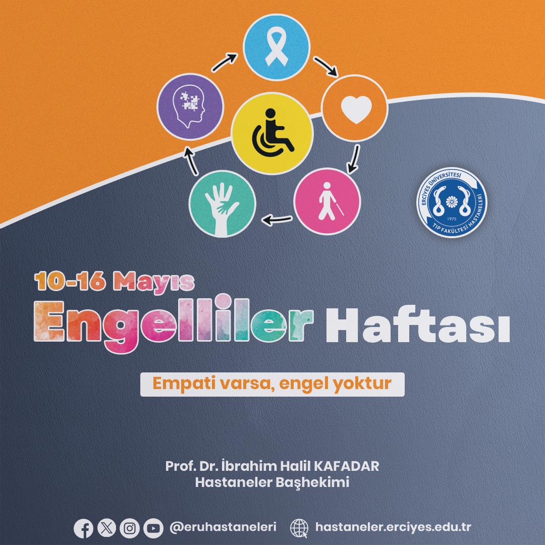 10-16 Mayıs Engelliler Haftası