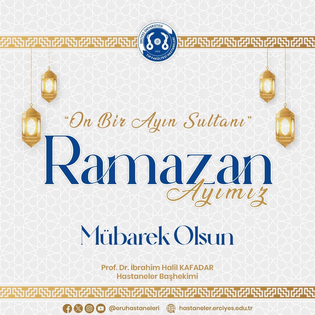 Ramazan Ayımız Mübarek Olsun