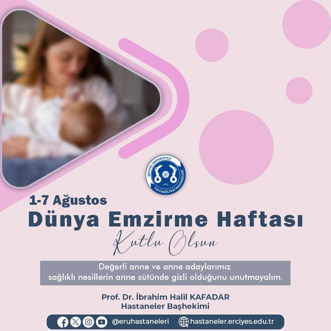 1-7 Ağustos Dünya Emzirme Haftası