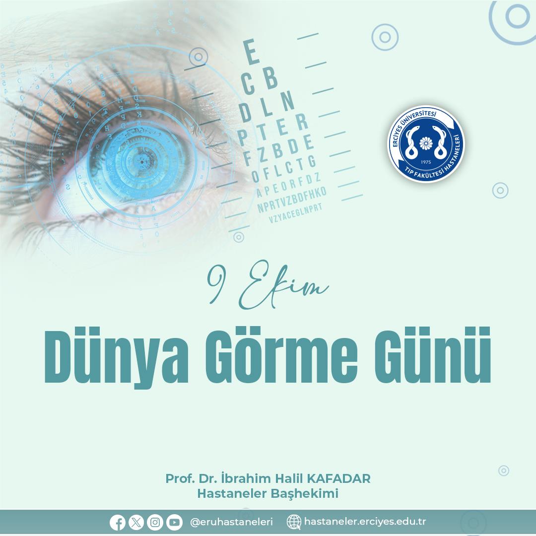 9 Ekim Dünya Görme Günü
