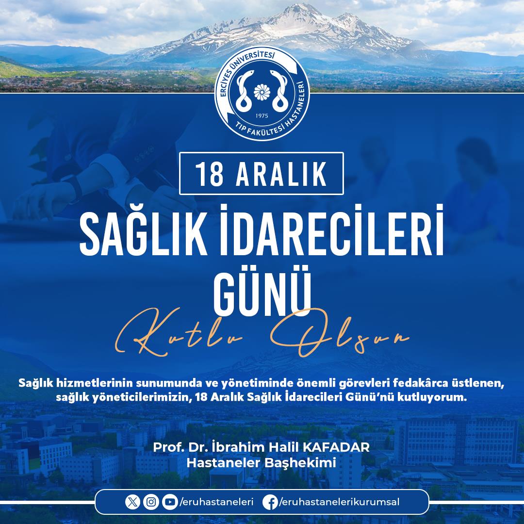 18 Aralık Sağlık İdarecileri Günü