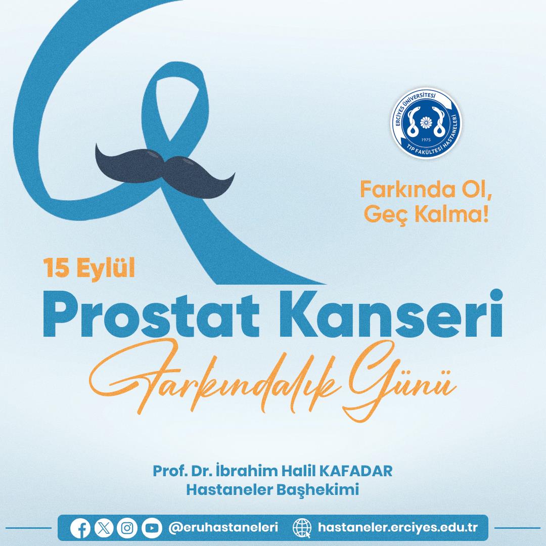15 Eylül Prostat Kanseri Farkındalık Günü