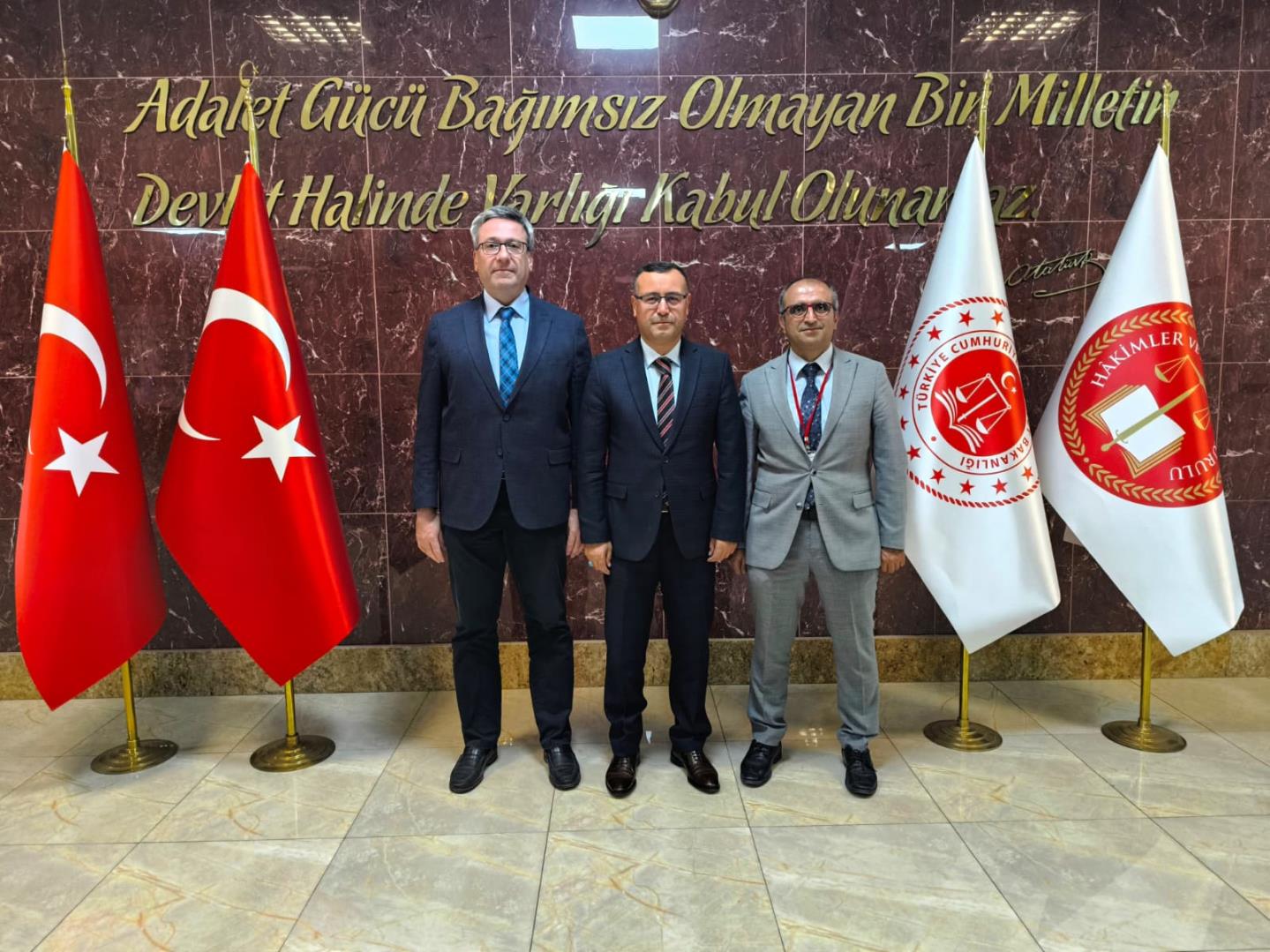 Tıp Fakültesi Dekanımız ve Başhekimimizden Kayseri Cumhuriyet Başsavcısı Habib Korkmaz'a Ziyaret