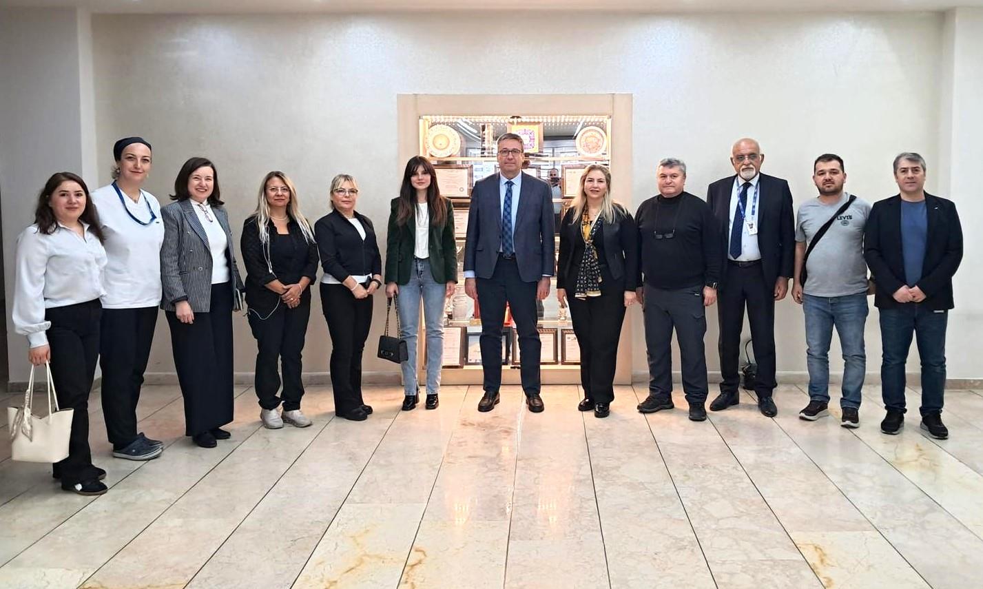 Düzce Üniversitesi Tıp Fakültesi İSG Biriminden, Başhekimimiz Prof. Dr. İbrahim Halil Kafadar’a Ziyaret