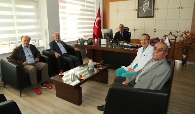 Erciyes Organ Nakli Vakfından, Başhekimimiz Doç. Dr. Fatih Horozoğlu’na Ziyaret
