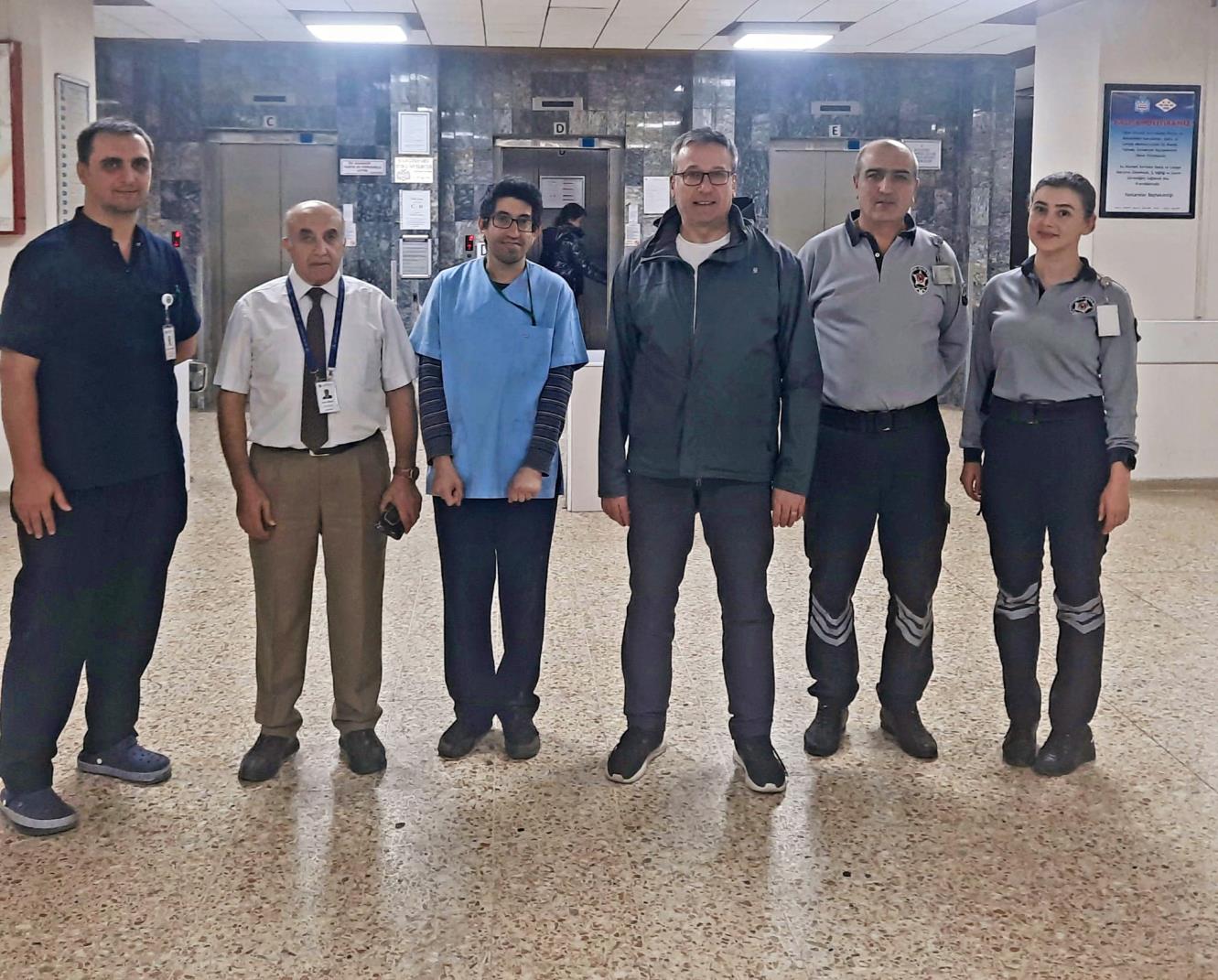 Başhekimimiz Prof. Dr. İbrahim Halil KAFADAR Nöbetçi Personeli Ziyaret Etti