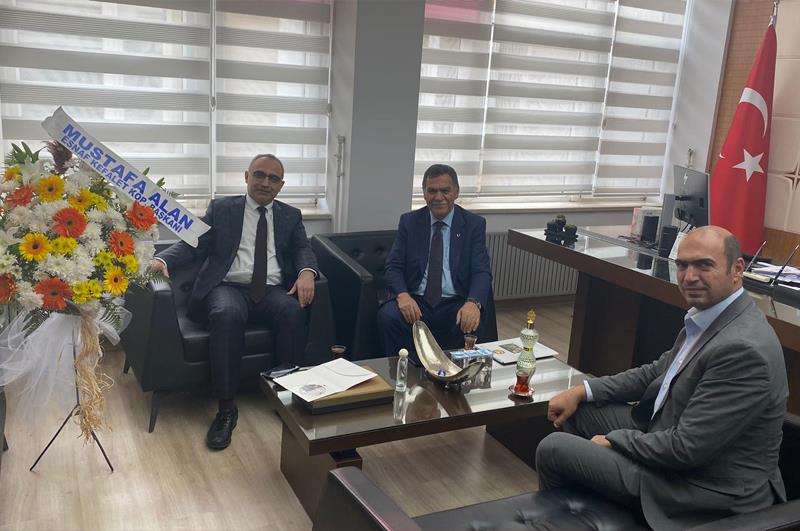 TESKOMB Genel Başkan Vekili Mustafa Alan’dan  Hastaneler Başhekimi Prof. Dr. Fatih Horozoğlu’na Ziyaret