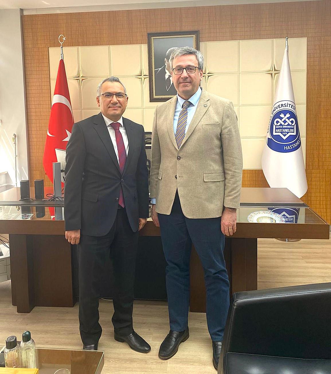 Kayseri Bölge Adliye Mahkemesi Cumhuriyet Başsavcı Vekili Sn. Apaydın’dan Başhekimimize Ziyaret