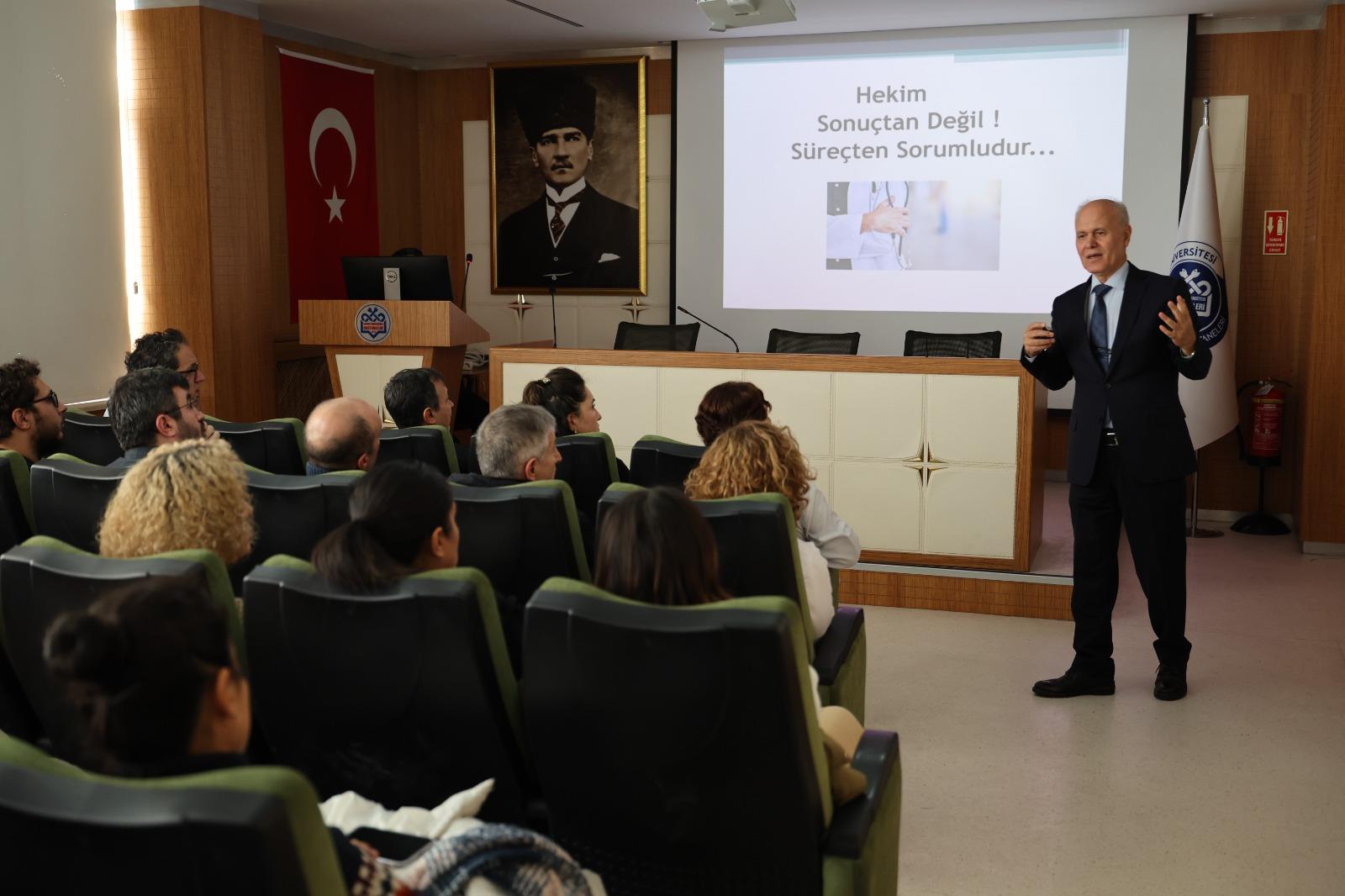 ERÜ Hastaneleri'nde, “Sizce Tıbbi Hata Var mı? Olgu Örnekleriyle” Konulu Konferans Düzenlendi