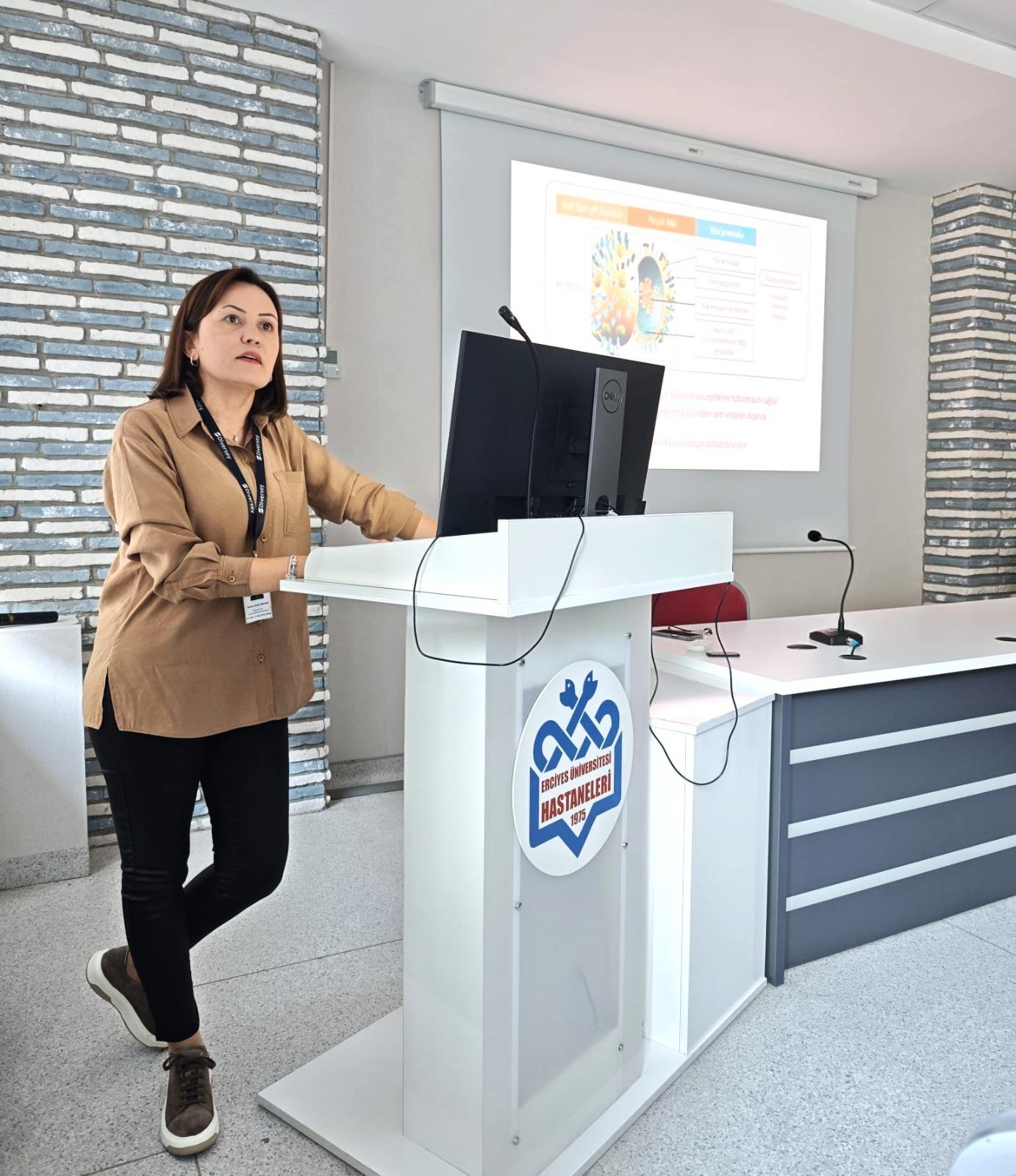 ERÜ Hastaneleri’nde, Sağlık Çalışanlarına İnfluenza Bilgilendirme Eğitimi Gerçekleştirildi