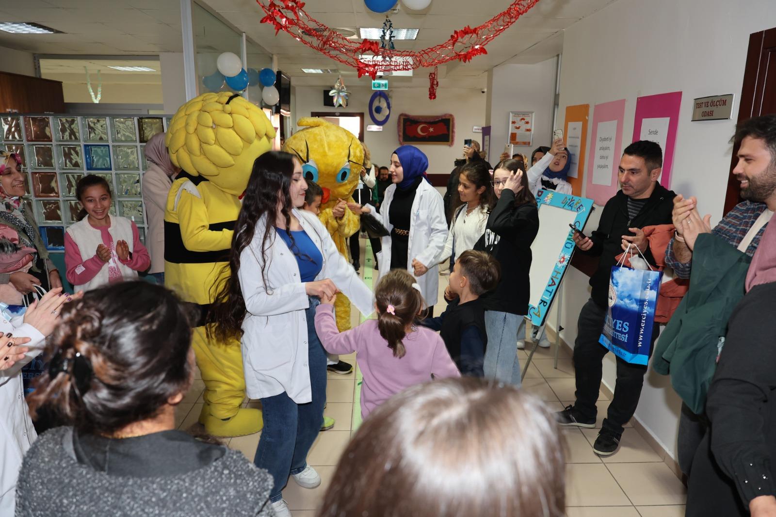 ERÜ Hastaneleri'nden, Çocuk Hastalara Yönelik Dünya Diyabet Günü Etkinliği