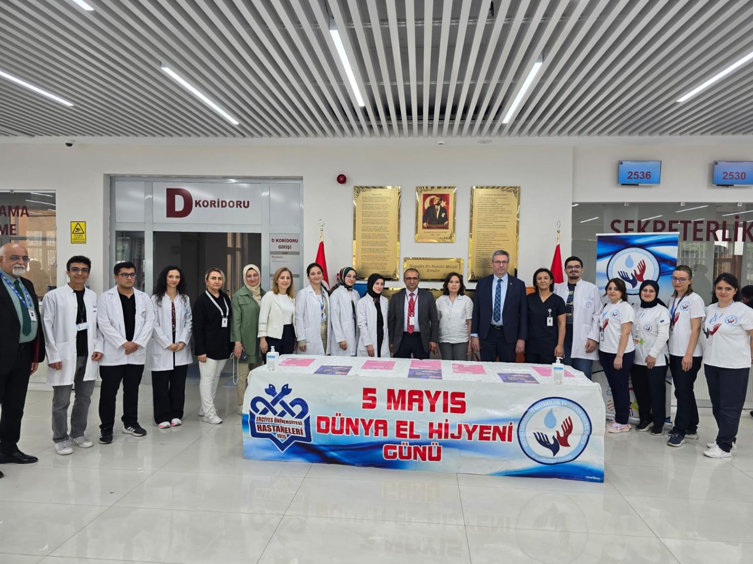 ERÜ Hastaneleri’nde 5 Mayıs “Dünya El Hijyeni Günü” Etkinliği Düzenlendi
